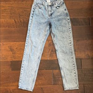 BDG acid wash mom jeans